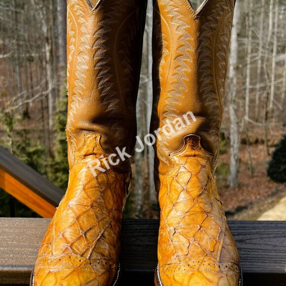 Justin\'s Reptile Cowboy Boots in Men\'s Size 8.5D main image 4